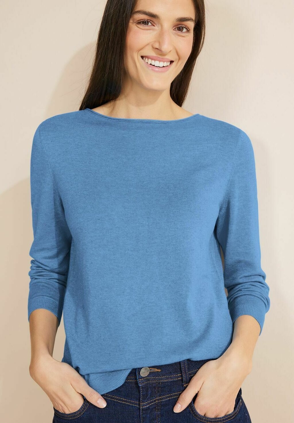 

Вязаный свитер Street One, цвет blau