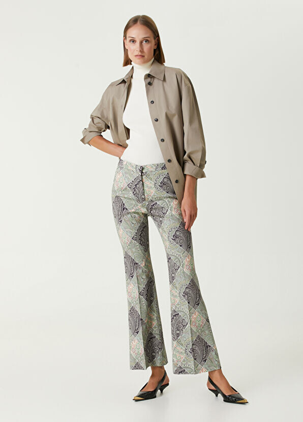 

Брюки с этническим рисунком Etro, мультиколор