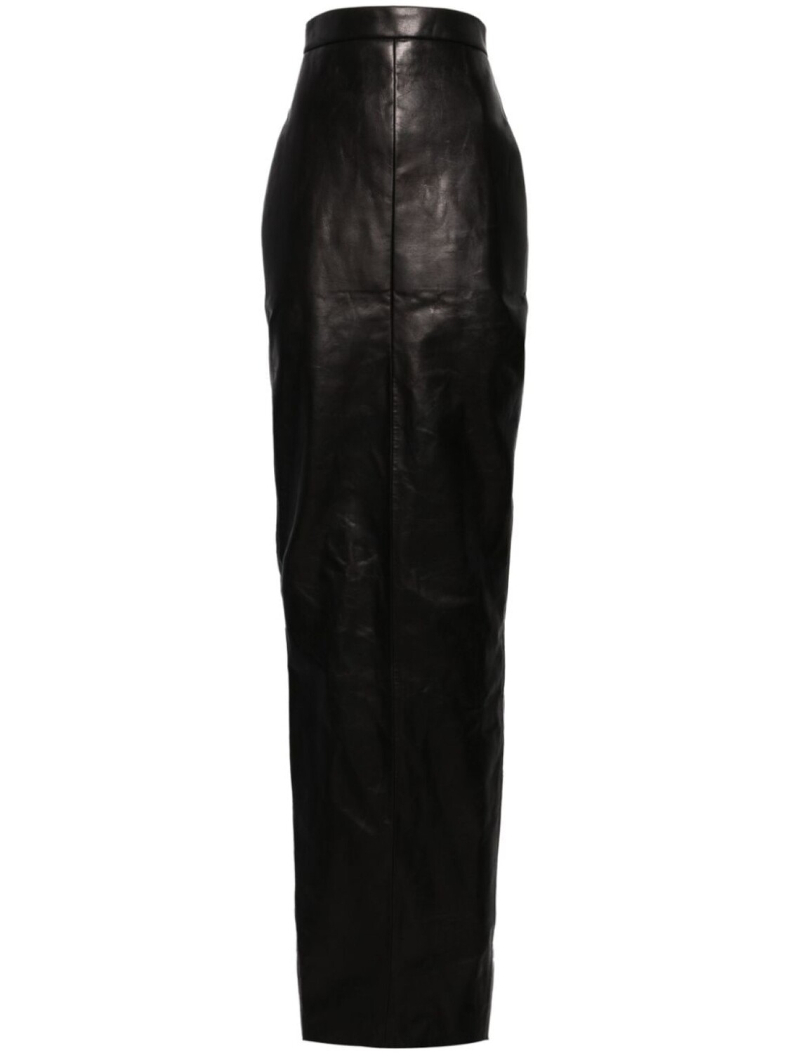 

Кожаная юбка макси Dirt Pillar Rick Owens, черный