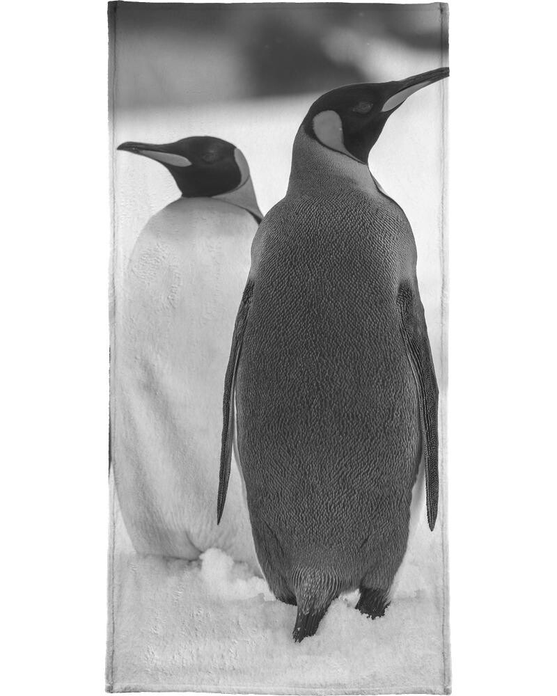 

Полотенце для ванной Juniqe The Penguins, цвет Schwarz & Weiß
