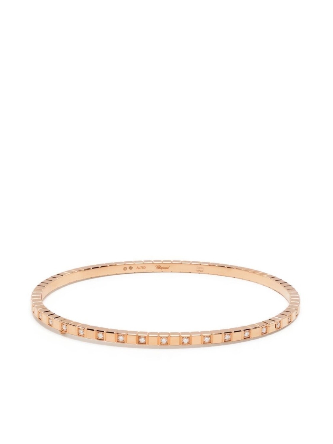 

Браслет Ice Cube из розового золота с бриллиантами Chopard, розовый