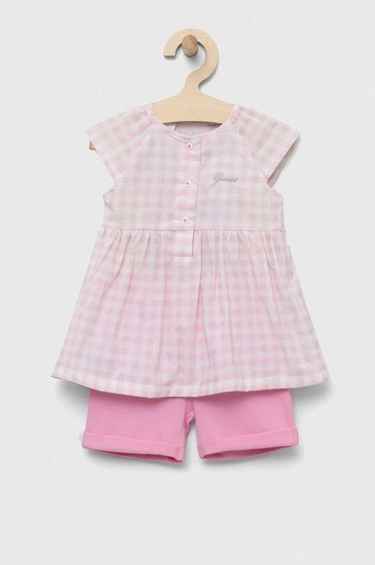 

Наряд для новорожденного Guess, розовый