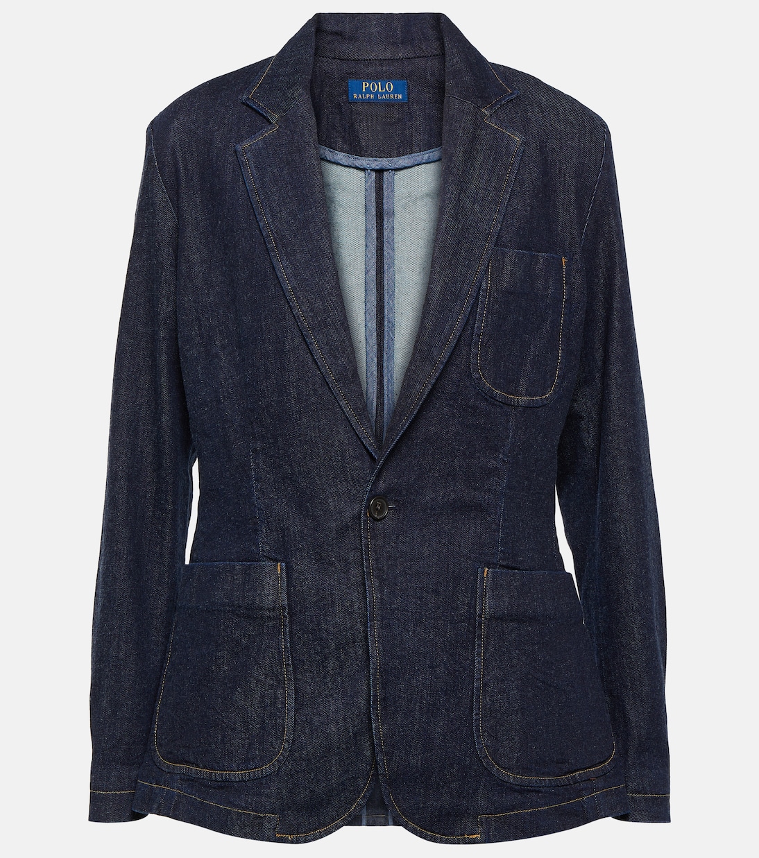 цена Джинсовый пиджак Polo Ralph Lauren, синий