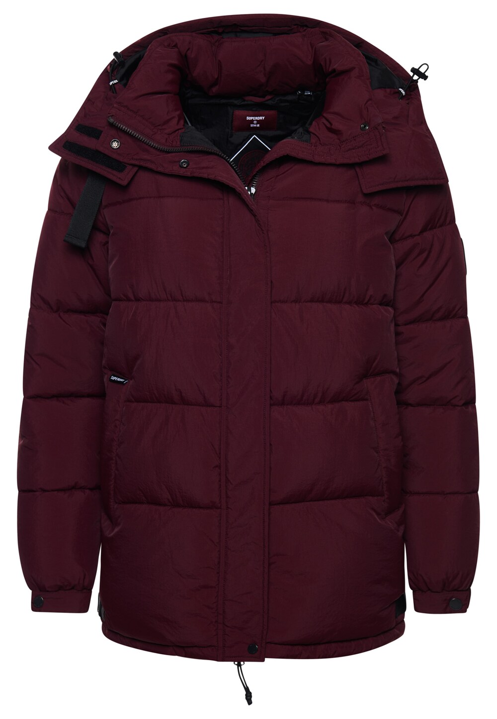 Зимняя куртка Superdry, бордо цена и фото