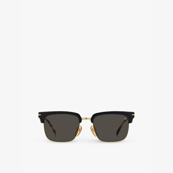 

Солнцезащитные очки в металлической прямоугольной оправе 1119/G/S Eyewear By David Beckham, черный