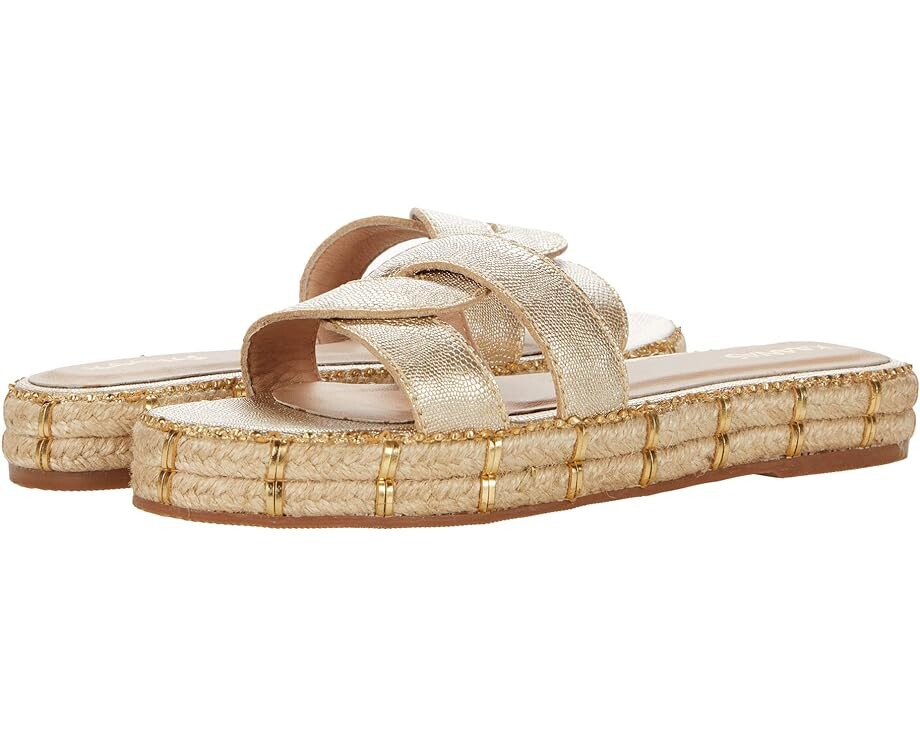

Сандалии KAANAS Oia Infinity Flatform, золотой