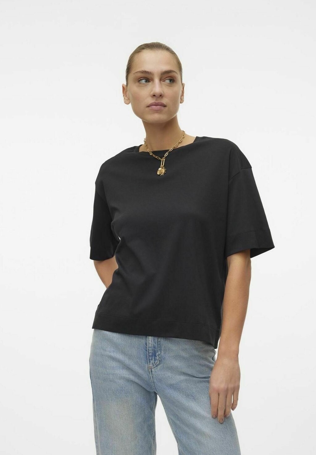 

Футболка базовая DIDDE LOOSE Vero Moda, цвет black