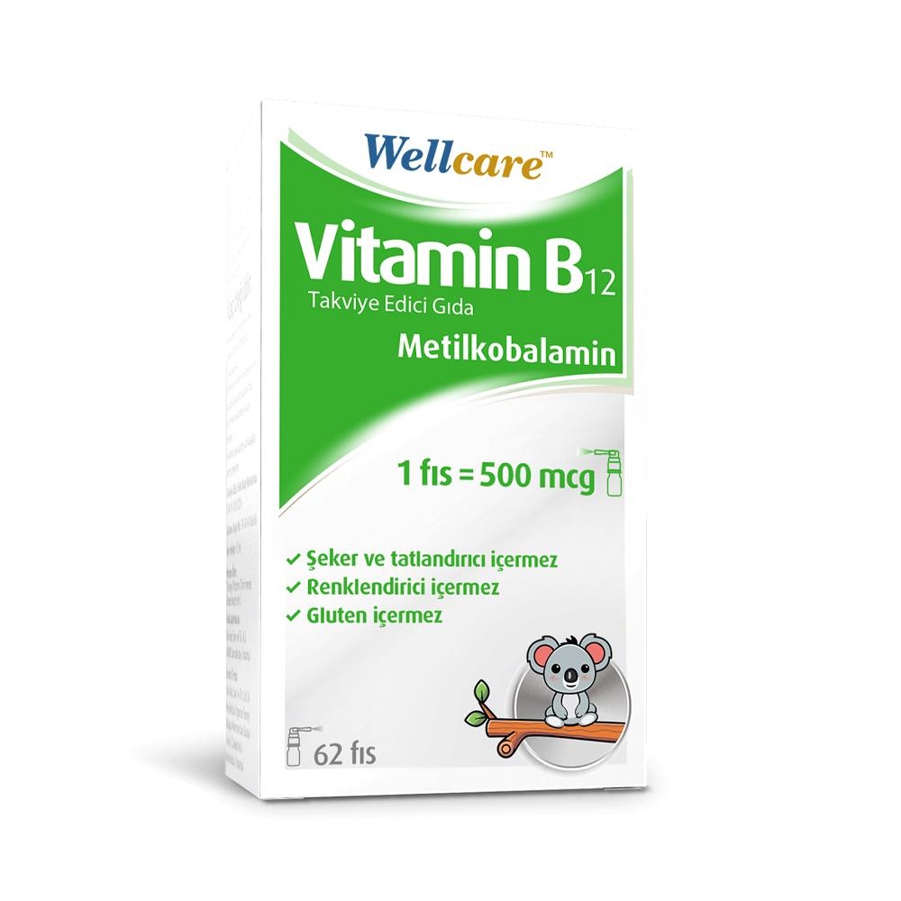 Wellcare Витамин B12 спрей 500 мкг 5 мл