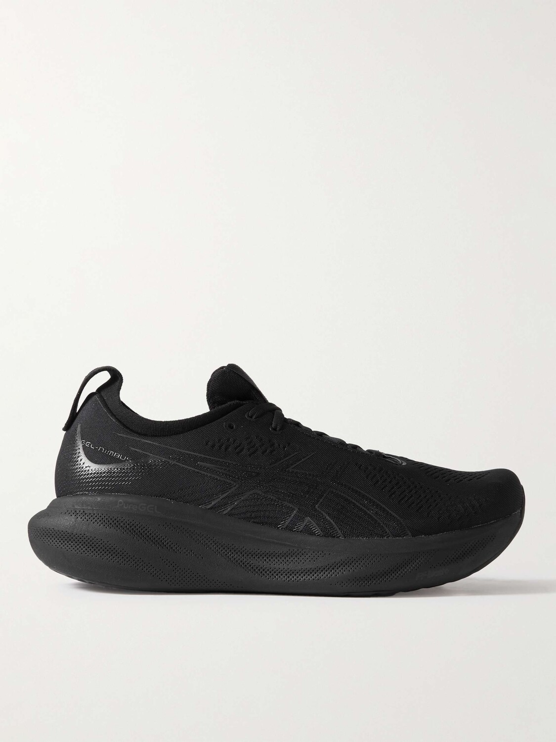 

Кроссовки GEL-NIMBUS 25 с сетчатой прорезиненной отделкой ASICS, черный