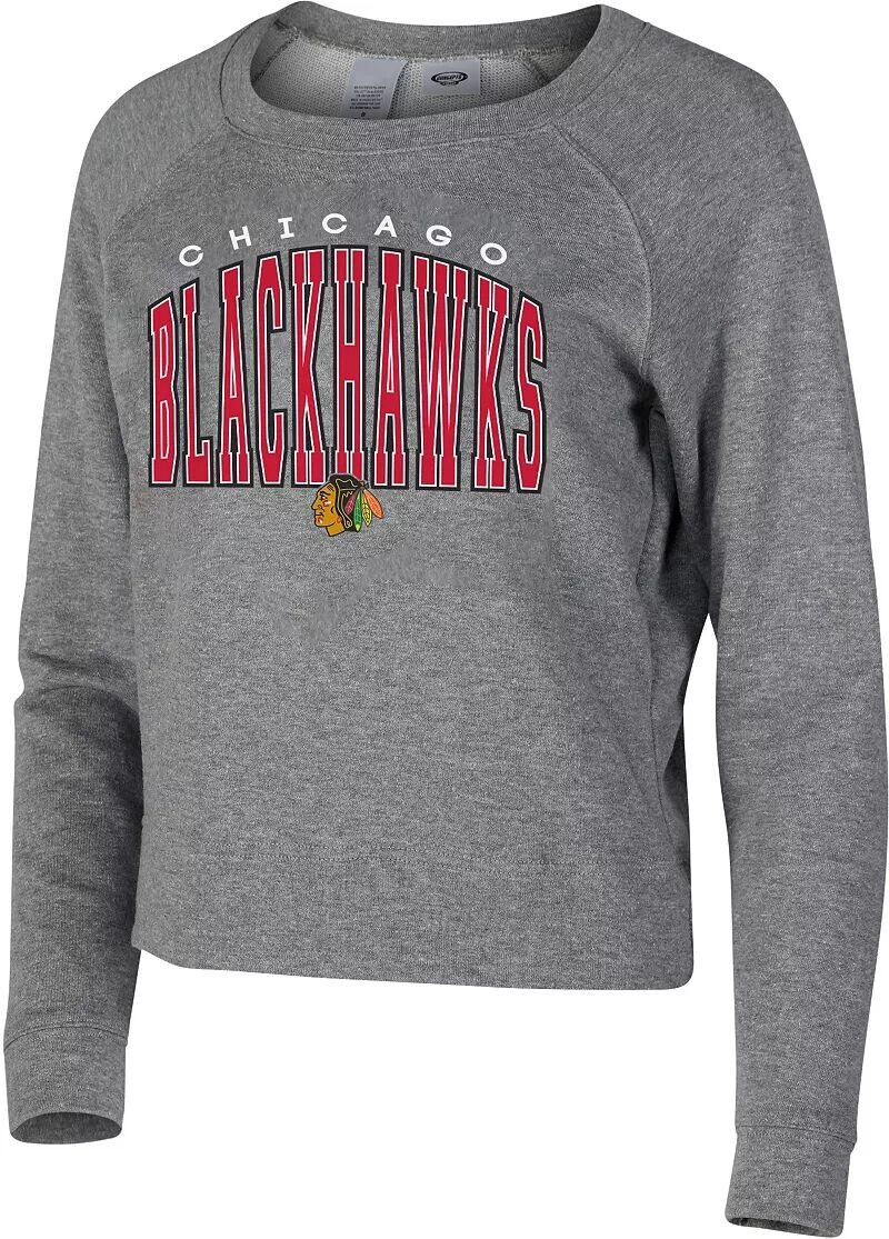 

Женская серая толстовка Concepts Sport Chicago Blackhawks Mainstream