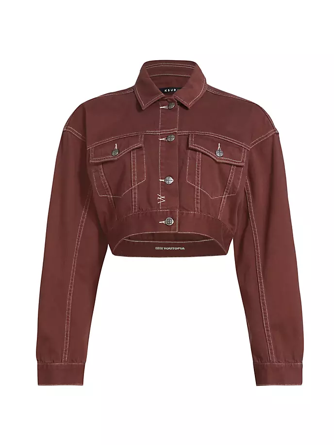 

Командная куртка Youtopia Ksubi, цвет burgundy