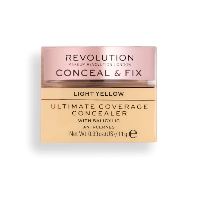 

Консилер Corrector Ultimate Coverage Conceal & Fix Revolution, Light Yellow