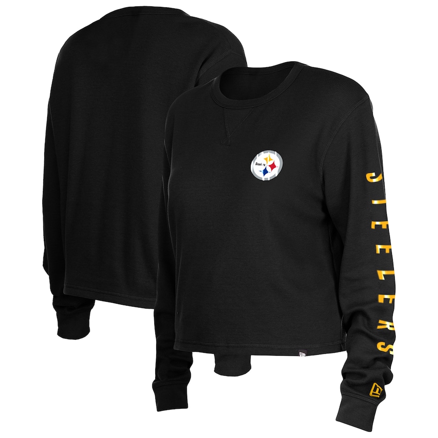 

Футболка с длинным рукавом New Era Pittsburgh Steelers, черный