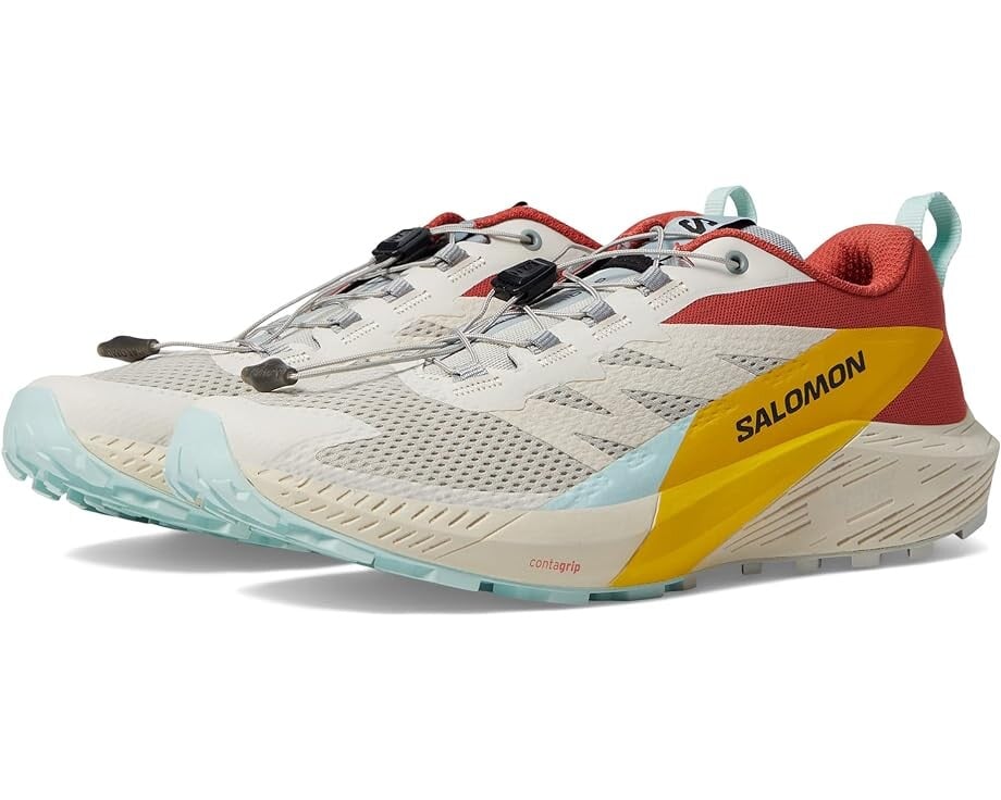 

Кроссовки Salomon Sense Ride 5, цвет Rainy Day Hot Sauce Freesia