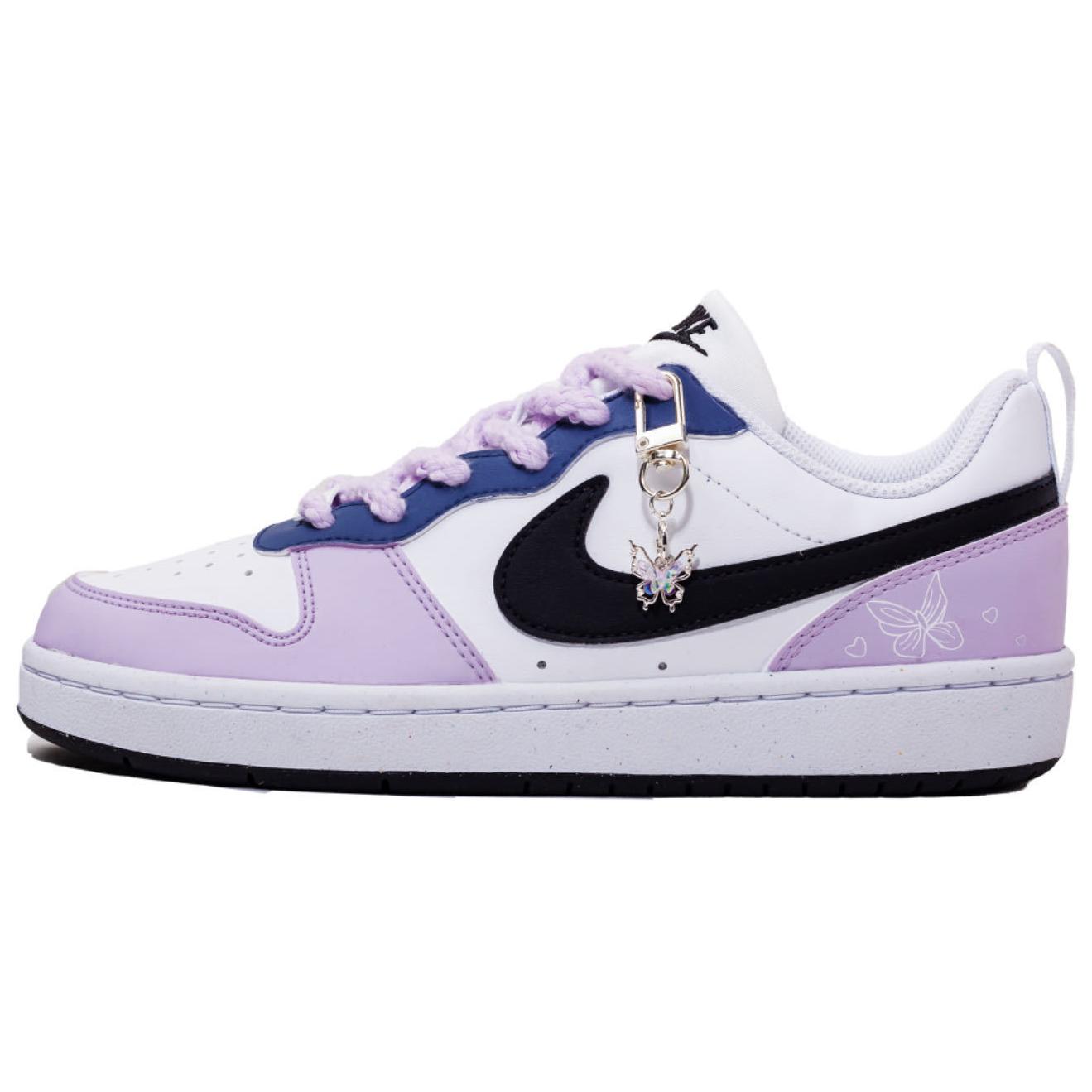 

Кроссовки Nike Court Borough Skateboarding Shoes Women's Low-top Purple, цвет Light Lavender