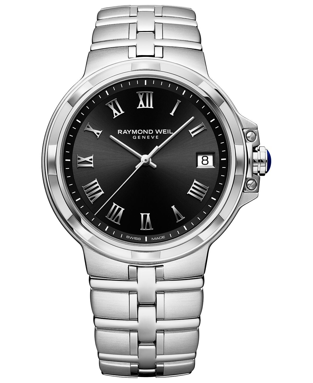 

Мужские швейцарские часы Parsifal с браслетом из нержавеющей стали 41 мм Raymond Weil