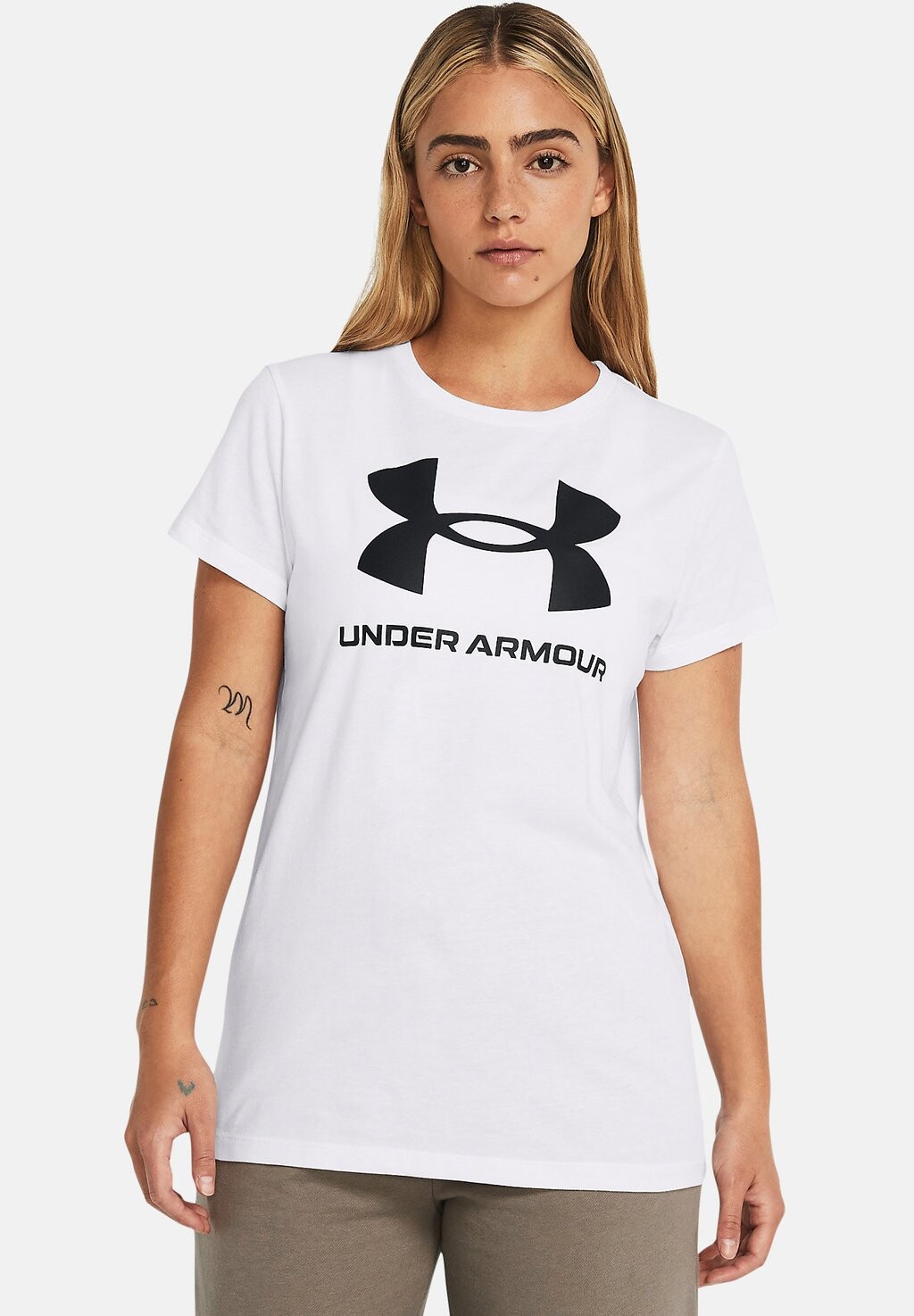 

Спортивная футболка STYLE LOGO Under Armour, цвет white