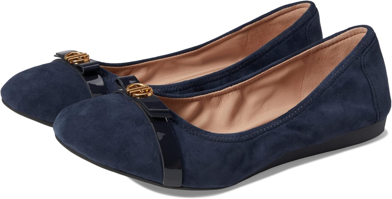 

Балетки Tova Bow Ballet Cole Haan, цвет Navy Blazer Suede