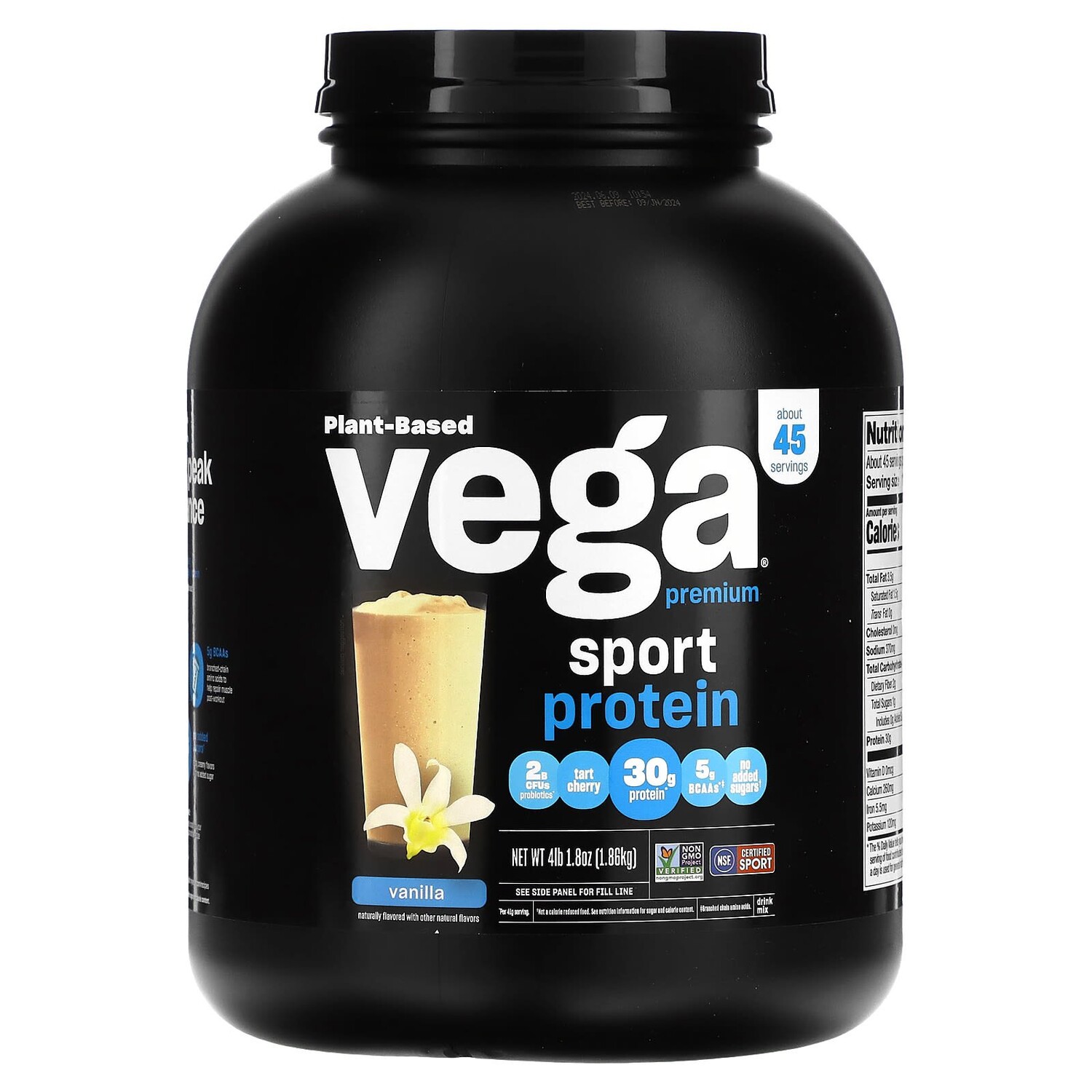 

Ванильный ароматизатор, 4 фунта 1,1 унция (1,85 кг), Vega