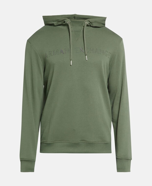 

Худи с капюшоном Armani Exchange, цвет Caviar Black