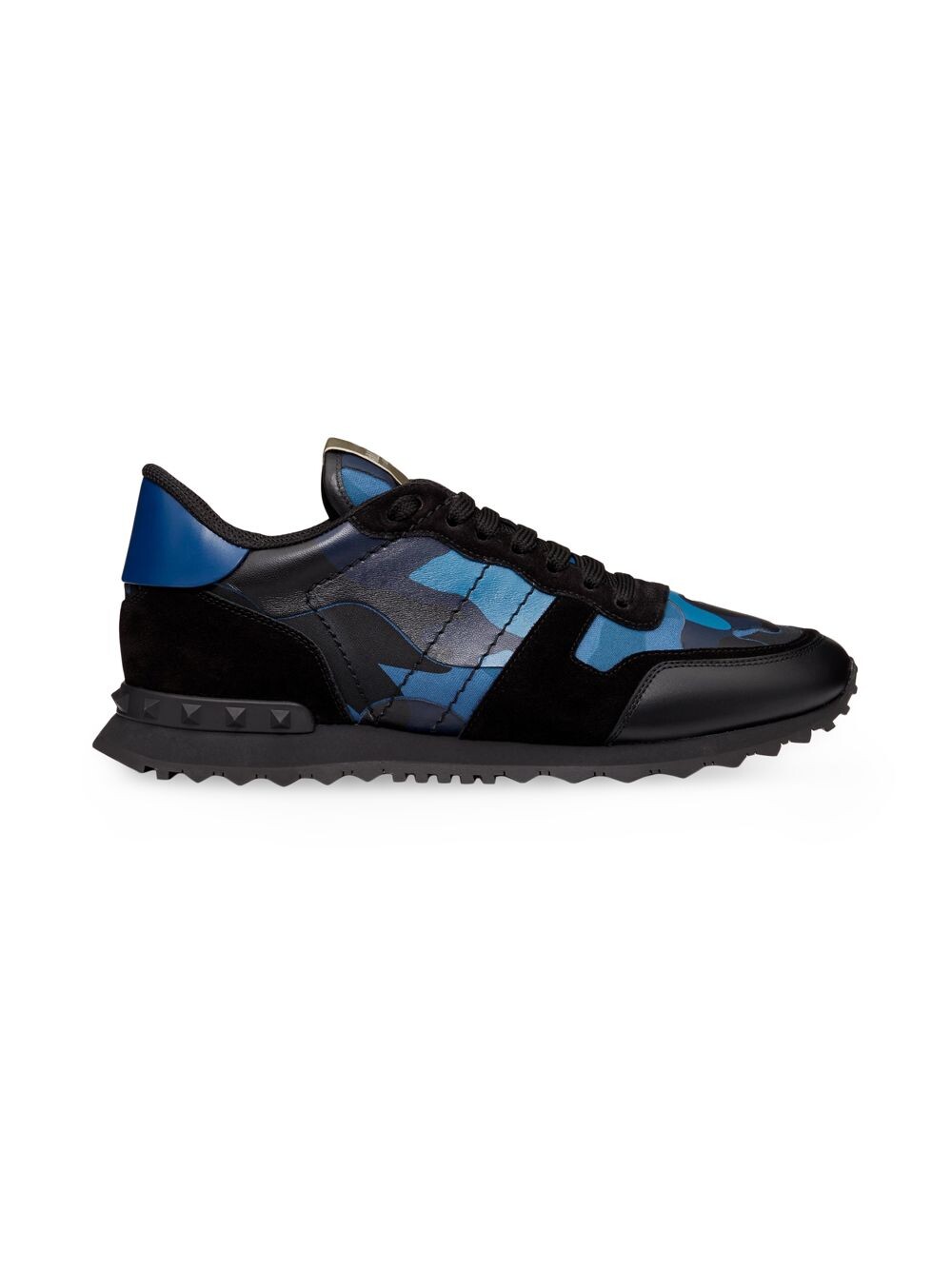 

Камуфляжные кроссовки Rockrunner Valentino Garavani, синий
