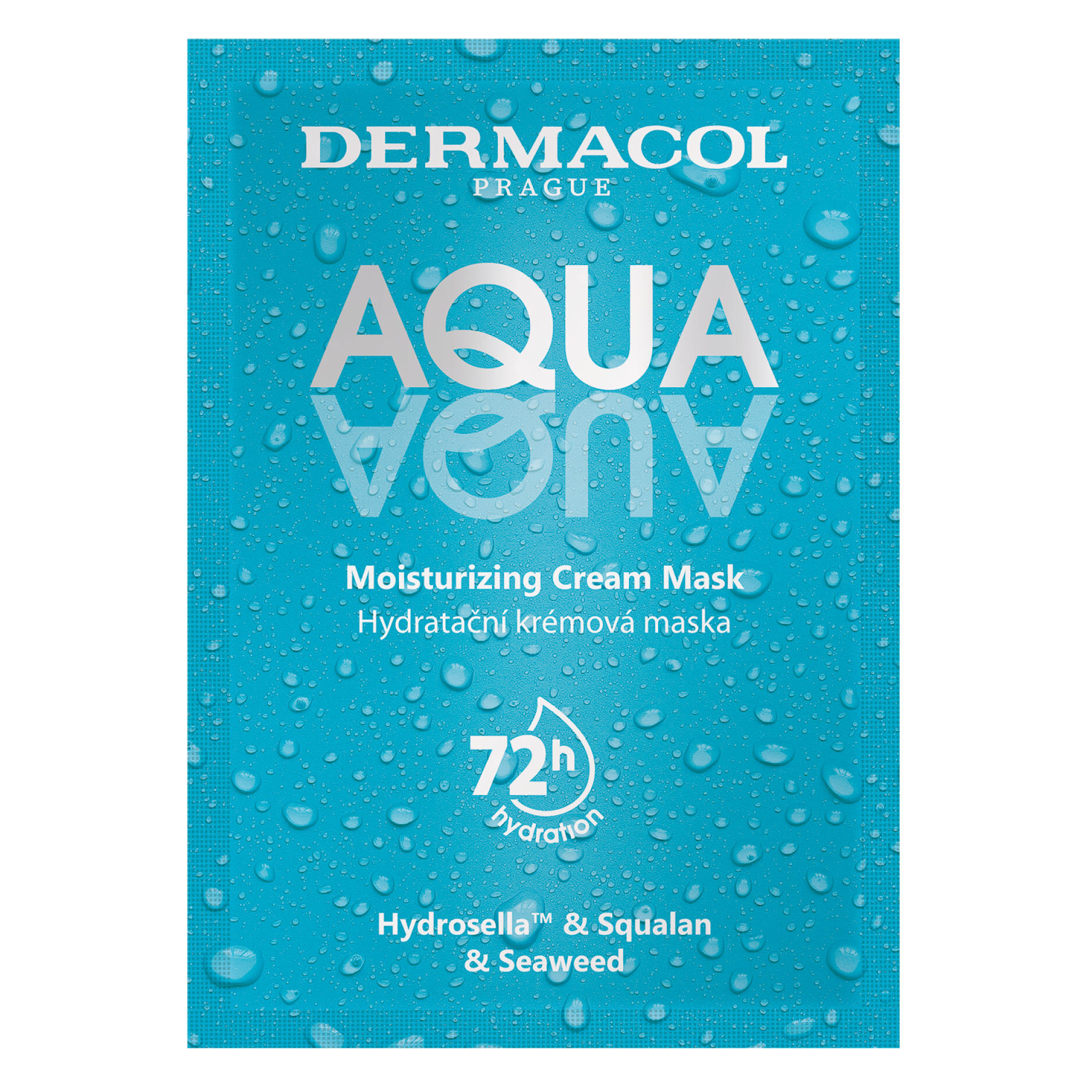Увлажняющая маска для лица Dermacol Aqua, 2x8 мл маска для лица мануфактура натуральной косметики и мыла живица альгинатная маска для увлажнения кожи увлажняющая