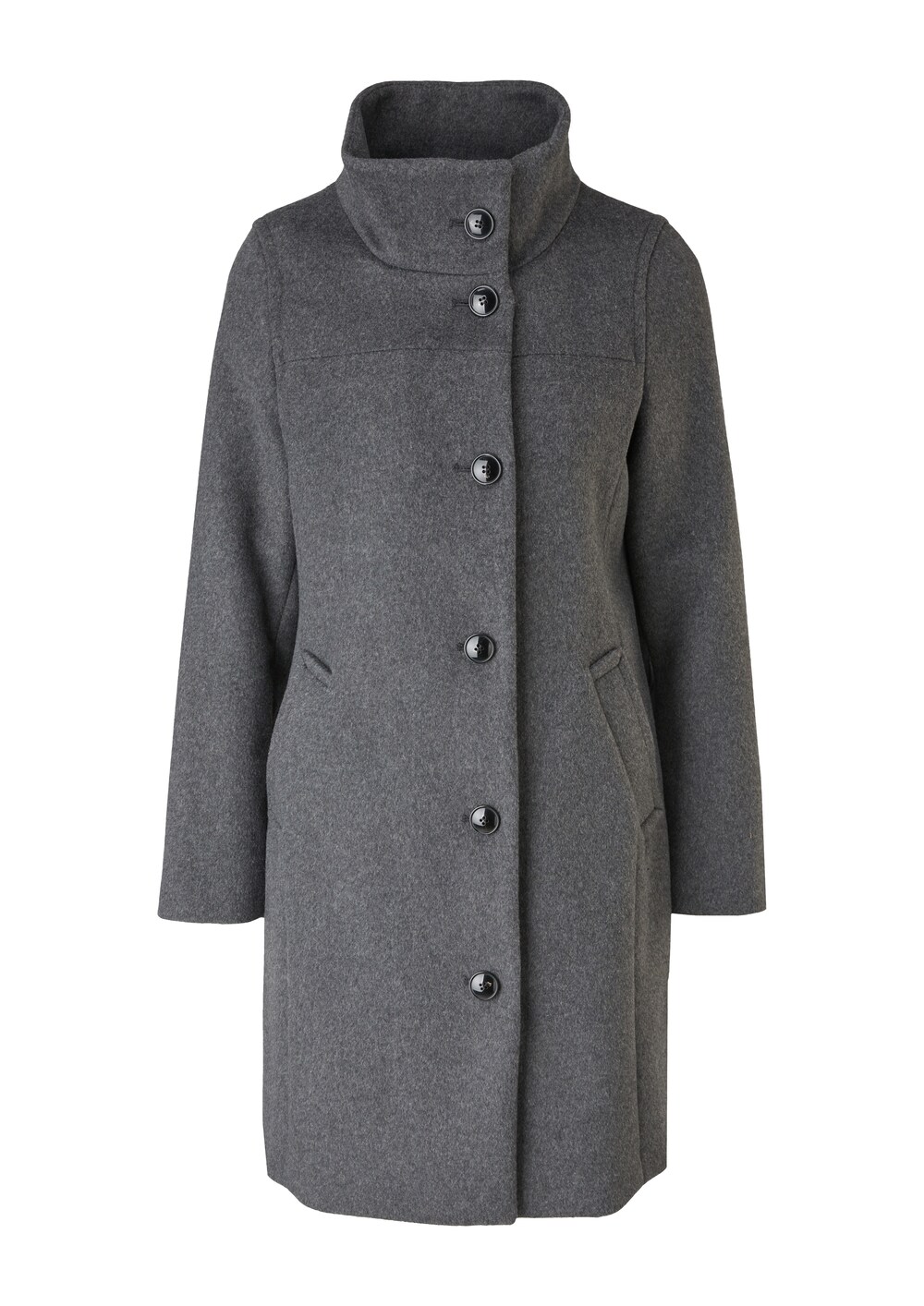 Межсезонное пальто S.Oliver, пестрый серый межсезонное пальто edited tosca пестрый серый