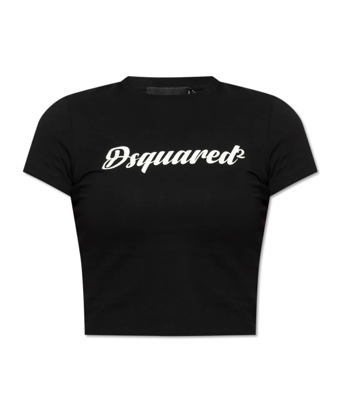 

Футболка с логотипом Dsquared2, черный