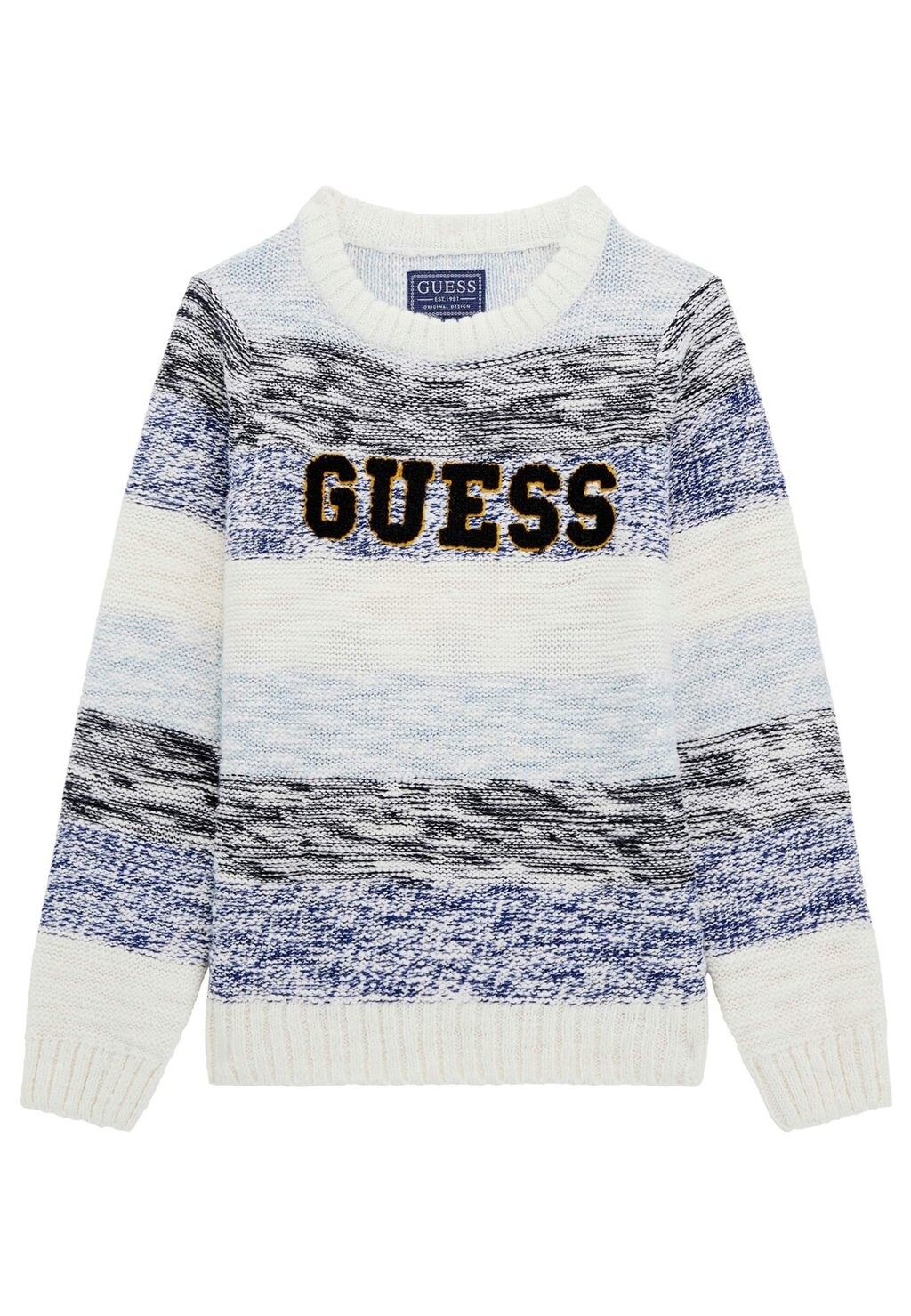 

Вязаный свитер VORNE Guess, цвет mehrfarbig grundton blau