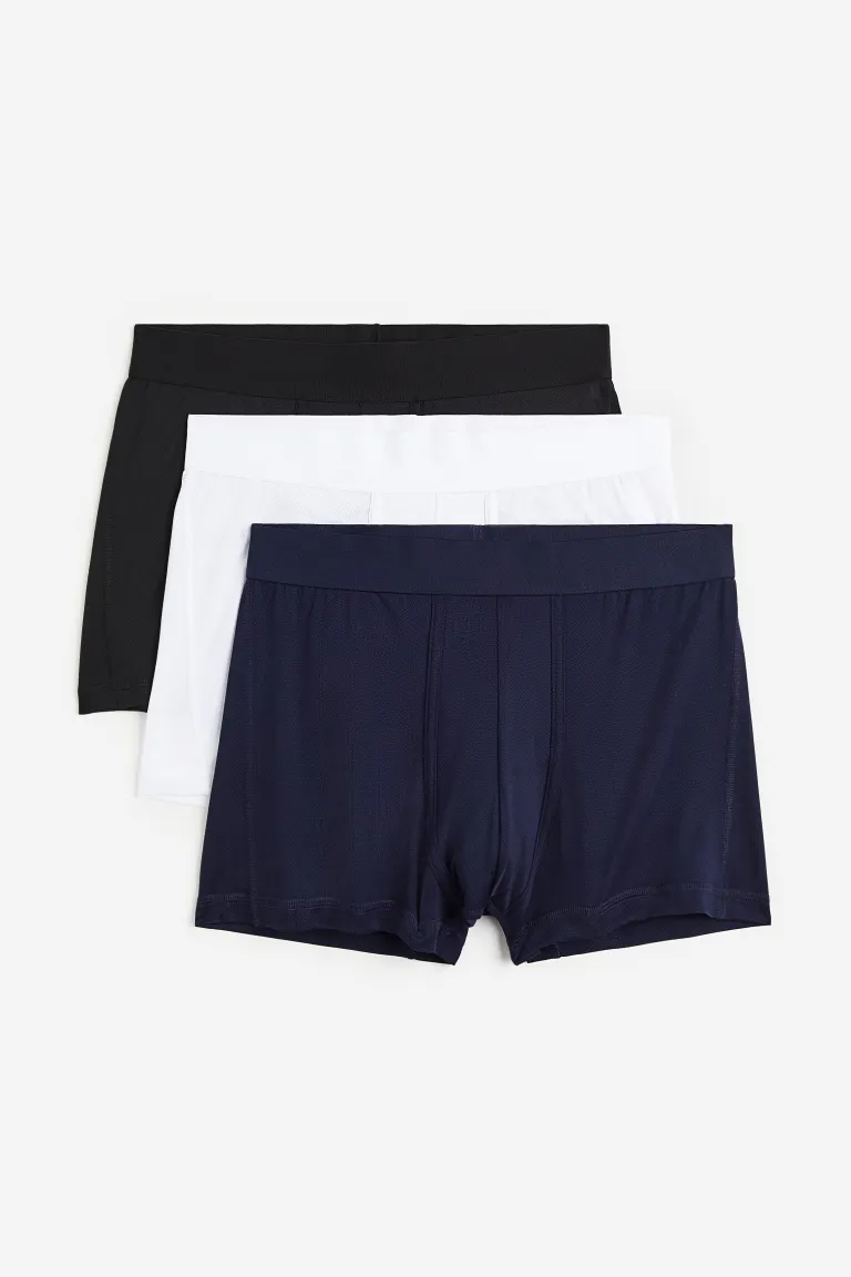 

3 сетчатых боксера xtra life H&M, синий