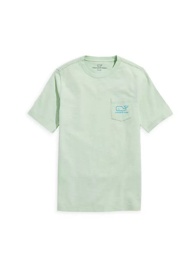 

Футболка с логотипом Little Boy's & Boy's Vineyard Vines, цвет aloe