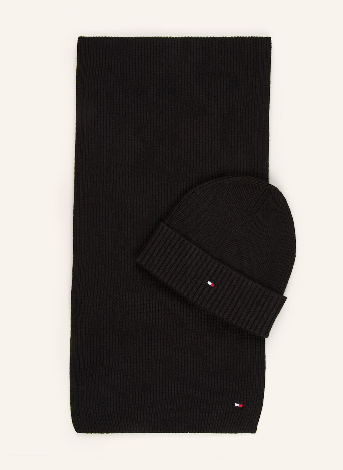 

Комплект: шарф и шапка. Tommy Hilfiger, черный