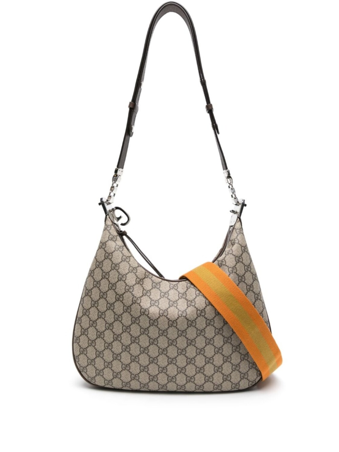 

Gucci сумка на плечо Attache среднего размера, нейтральный цвет