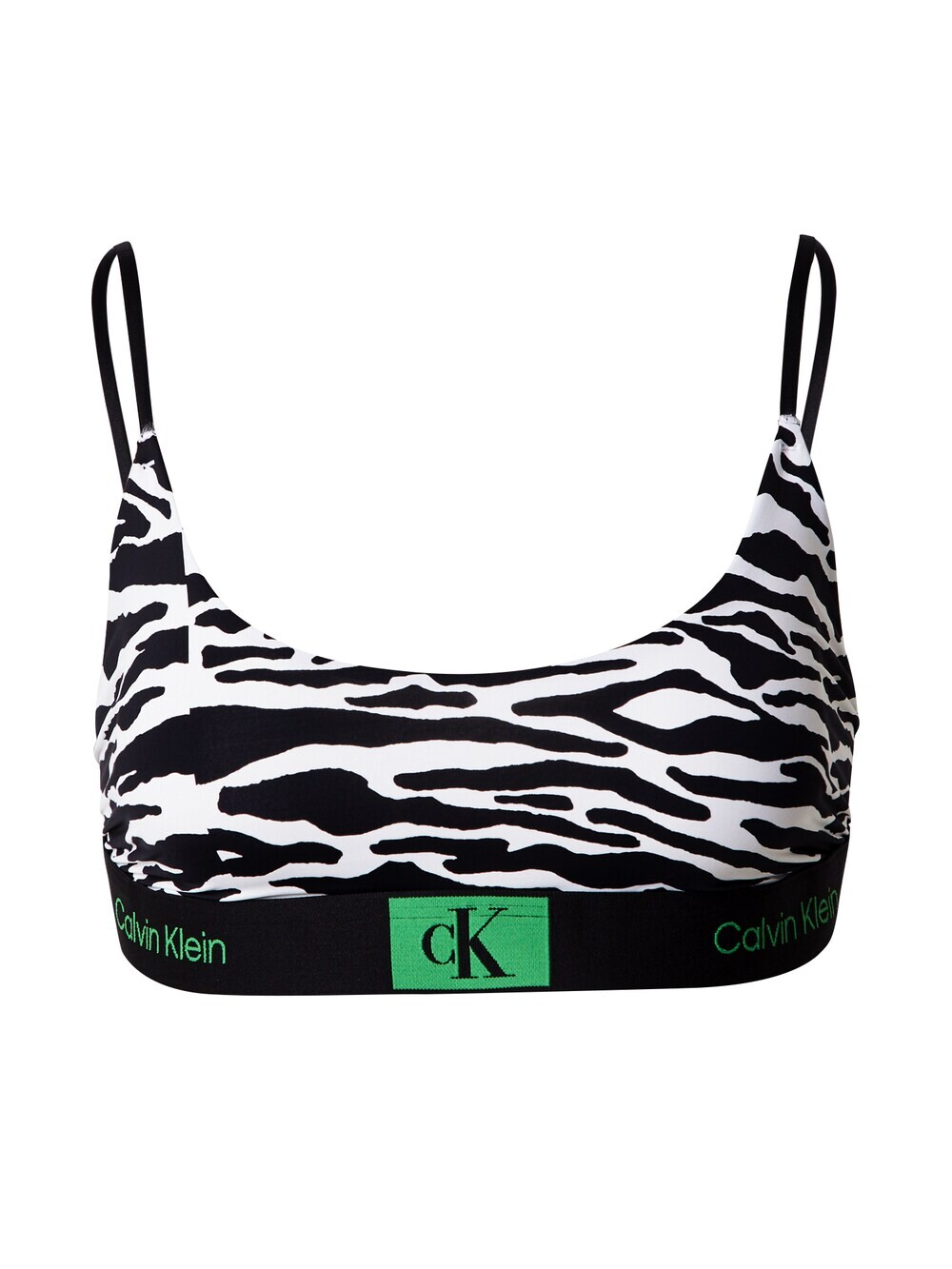 

Бюстгальтер без косточек Calvin Klein, черный