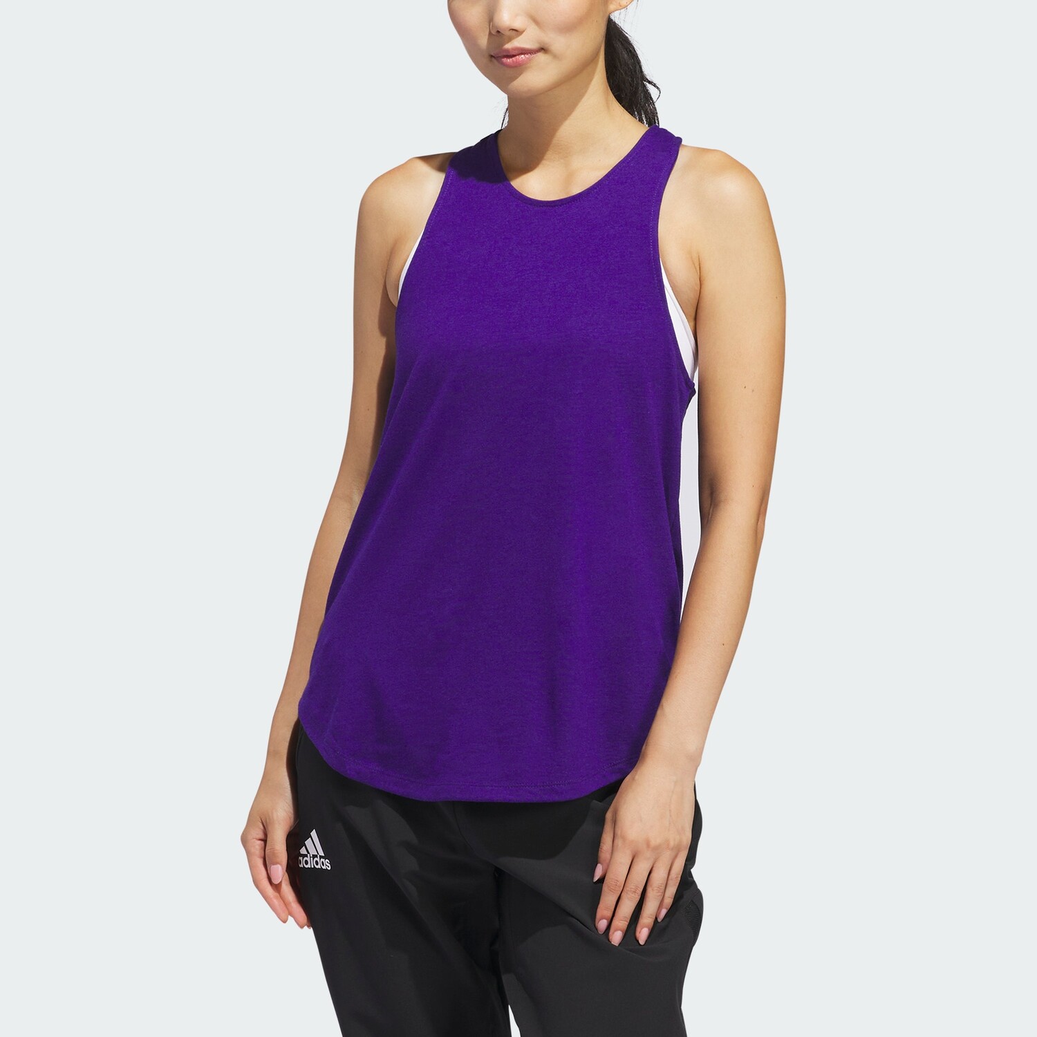

Женская майка adidas Fashion с графическим рисунком, цвет Team College Purple