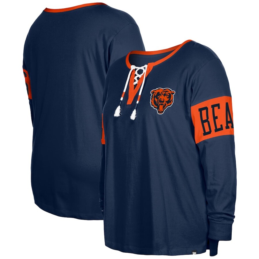 

Футболка с длинным рукавом New Era Chicago Bears, нави
