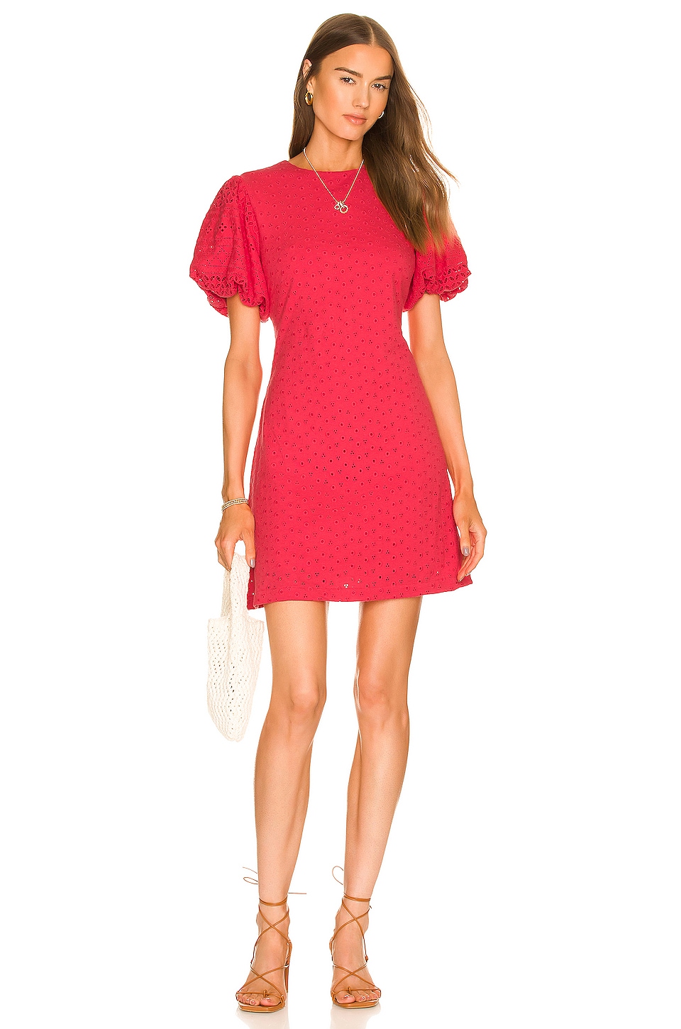 Платье мини Free People Apricot Rose, цвет Strawberry Spritz