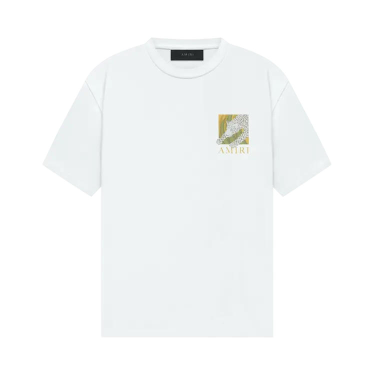 

Футболка Amiri Leopard 'White', белый