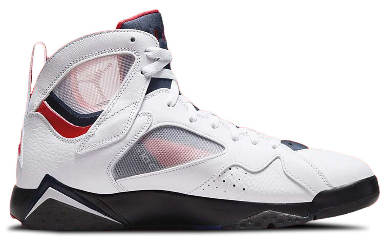 

Кроссовки баскетбольные унисекс Nike Air Jordan 7 Vintage Paris Saint-Germain, белый / черный / синий