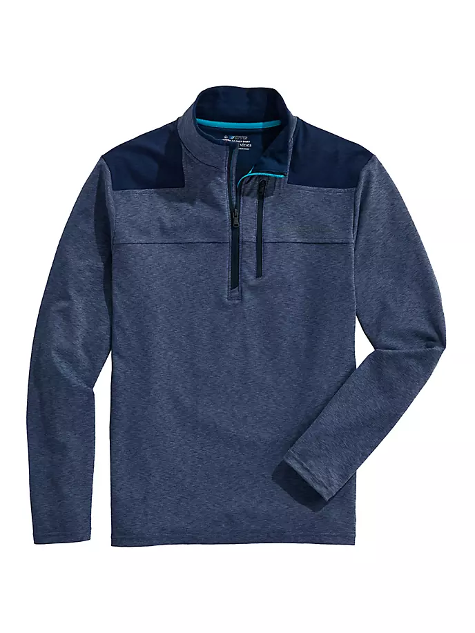 

Повседневная рубашка из овчины Vineyard Vines, цвет oxbow blue