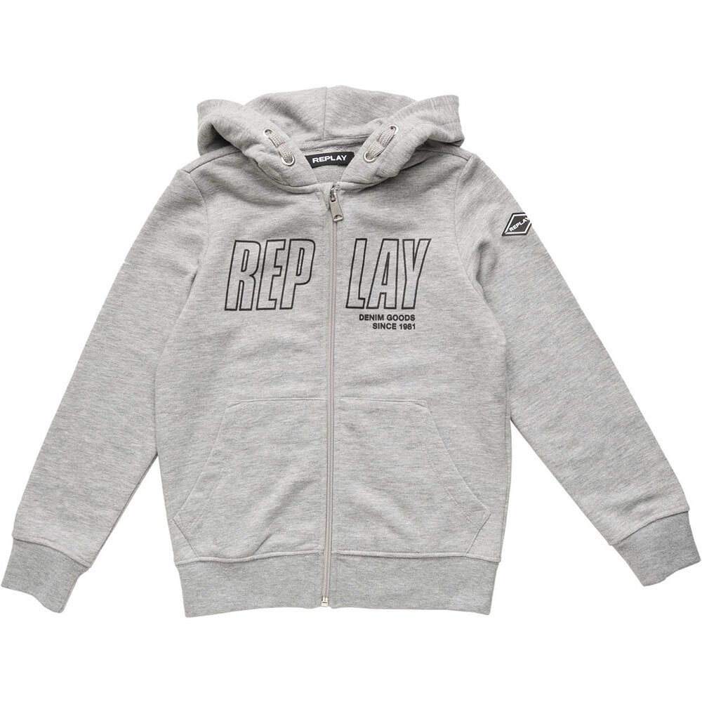

Толстовка Replay SB2440.020.22739 Full Zip, серый