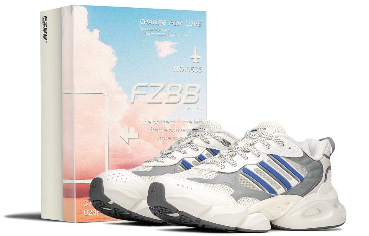 

Кроссовки для бега CLIMACOOL VENTO 3.0 унисекс с низким верхом серо-синие Adidas