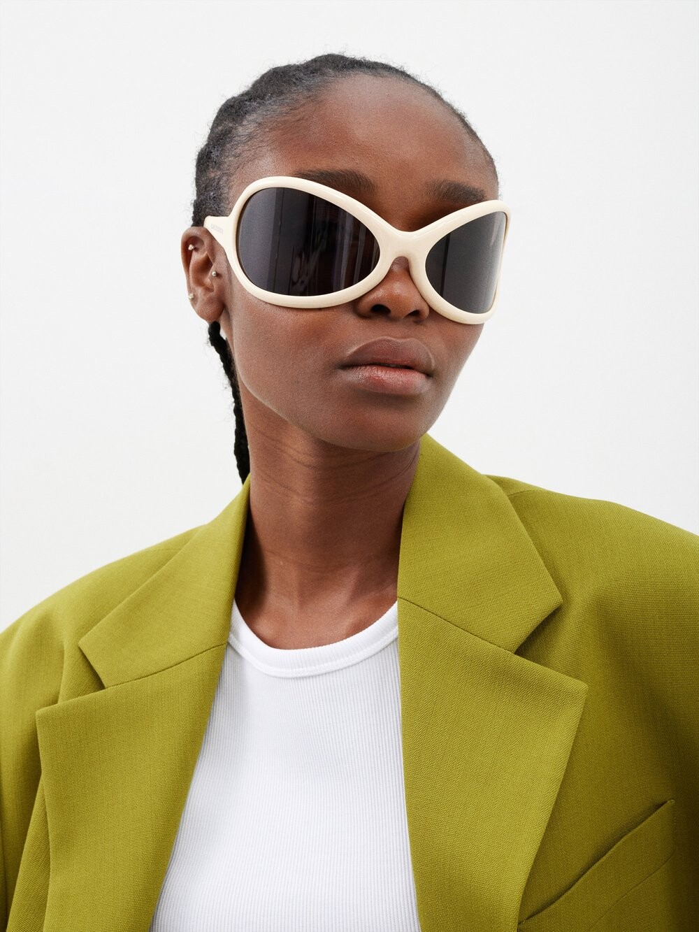 

Солнцезащитные очки arcturus из ацетата с оберткой Acne Studios, белый