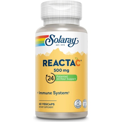 Reacta-C и биофлавоноиды, растительные капсулы, 60 шт., Solaray