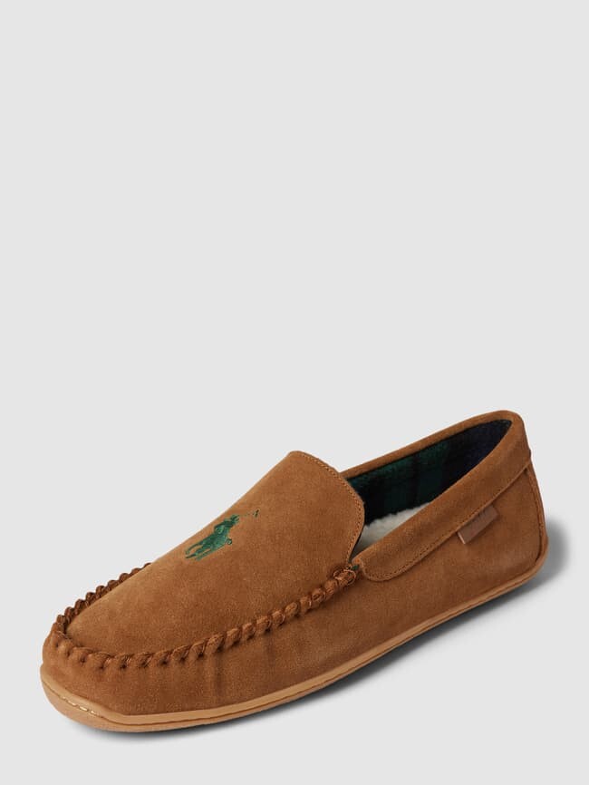 

Мокасины из кожи модель "БРЕНАН" Polo Ralph Lauren, коньячный цвет