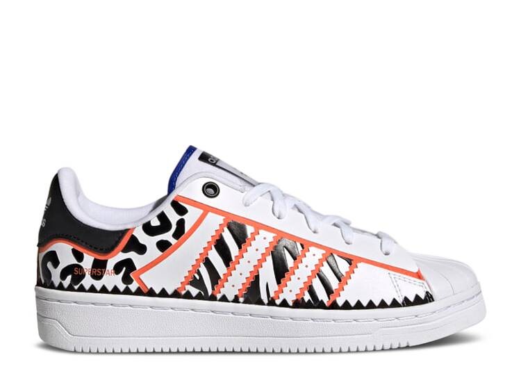 

Кроссовки Adidas RICH MNISI X WMNS SUPERSTAR OT TECH 'SOUTH AFRICAN CITY LIFE', белый