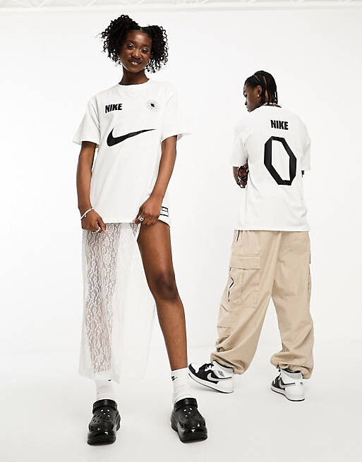 

Белая футболка унисекс Nike Basketball NAOS M90 Premium Dri-Fit, Белый
