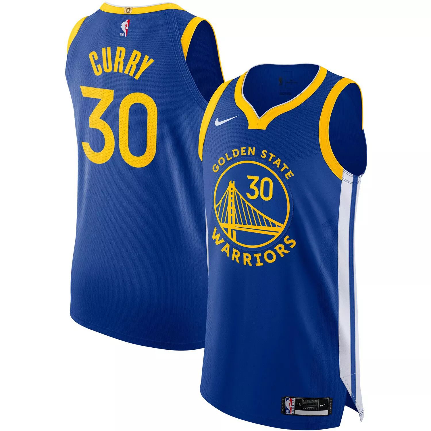 

Мужская футболка Стивена Карри Royal Golden State Warriors 2020/21 - Icon Edition Nike