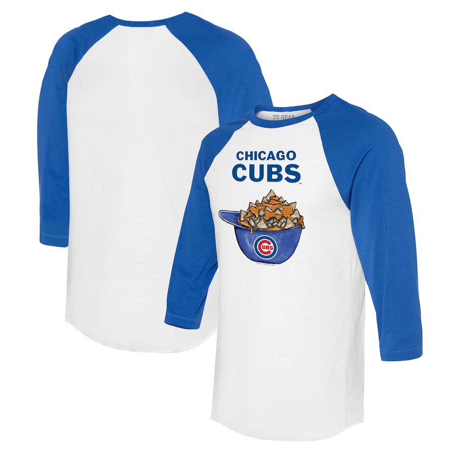 

Футболка с длинным рукавом Tiny Turnip Chicago Cubs, белый