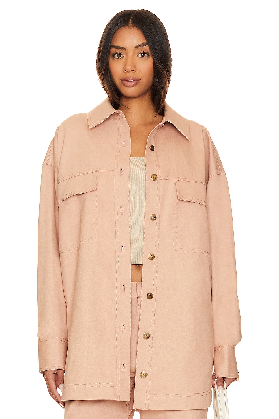 Куртка LPA Livia Workwear, цвет Dusty Rose dusty rose перстень из розового золота dusty flat